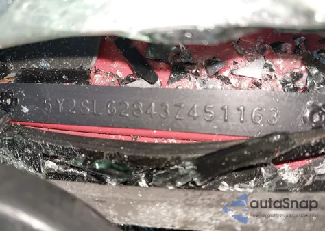 2003 Pontiac Vibe z USA, uszkodzony, nr VIN 5Y2SL62843Z451163